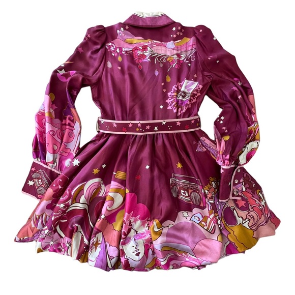 *SOLD* Zimmermann Fall 2021 Runway Concert Bubble Silk Mini Dress Size US 6/8 - Picture 2 of 8